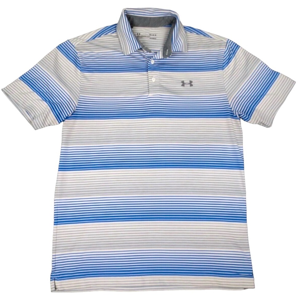 ⛳️ LIKE NEW! Under Armour Loose HeatGear Short Sleeve Polo!